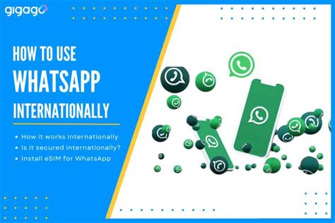 using whatsapp internationally for free.